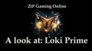 A look at Warframe Loki Prime