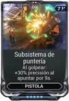 Subsistema de puntería