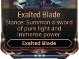 Exalted Blade