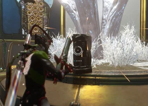 Showing Corpus turret remains from an Orokin Turret