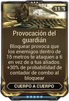 Provocación del guardián