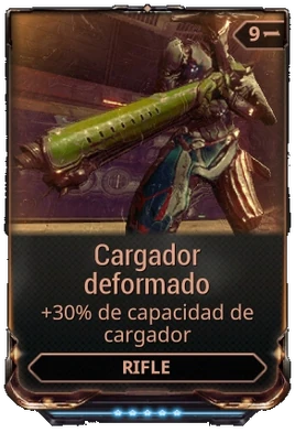 Cargador deformado