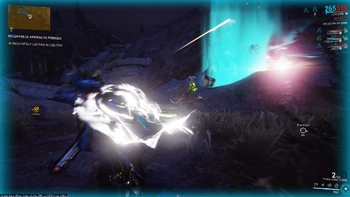 Rayo azul zona de aparición del Terralista