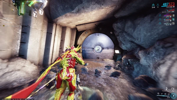 Estas cuevas nos llevan a un campamento Grineer secreto dentro de ellas.