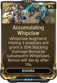 AccumulatingWhipclawMod