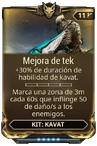 Mejora de tek