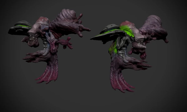3D mesh of the Mutalist Osprey.