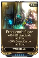 Experiencia fugaz