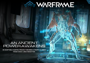 Annonce sur le site de "Warframe"