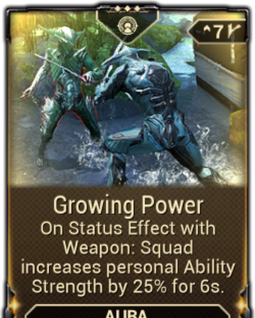 Growing Power Warframe Wiki Fandom