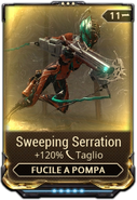 Sweeping Serration