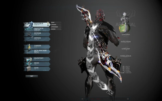 Asa Syandana on Excalibur.