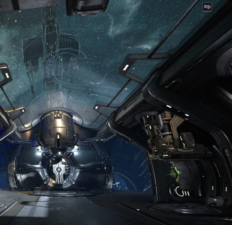 Вид на личный Рэйлджек через верхнее смотровое стекло.