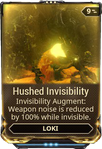  Hushed Invisibility