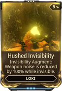  Hushed Invisibility