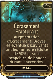 Ecrasement Fracturant