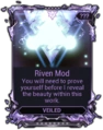 Zaw Riven Mod