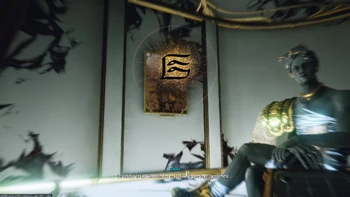 Mirando al cuadro apararece un glifo.