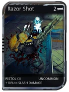 Razor Shot | WARFRAME Wiki | Fandom
