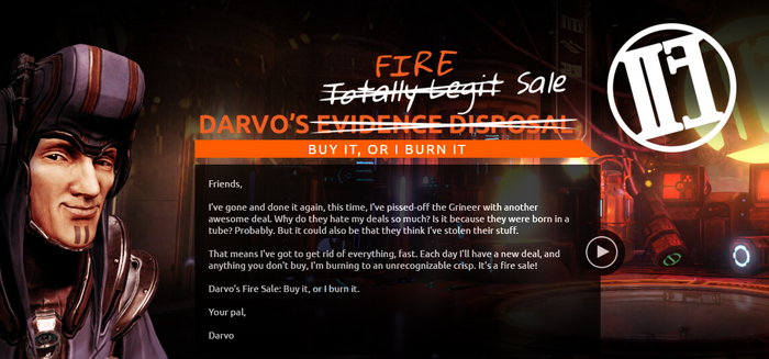 Darvo Fire Sale