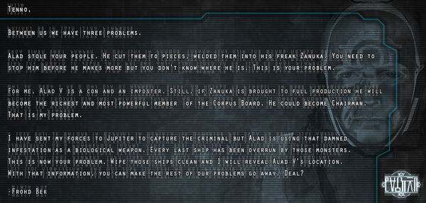 Frohd Bek emerges with this message to the Tenno.