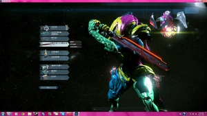 Machete Wraith-note that energy color is changeable which is glowy bit on blade