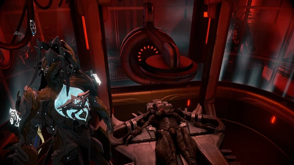 The Grineer Soldier in the Red Veil Enclave, with Infested nearby.