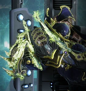 Toxin visuals on a melee weapon