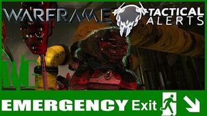 TACTICAL ALERT EMERGENCY EXIT - Warframe Operations Update 16