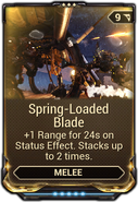  Spring-Loaded Blade