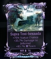 Supra Toxi-hexaada Riven mod