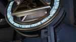 "Profit Kontrol Power" (repeated) - Seen in the Corpus Ship Hangar Scene. It is also seen on the outer rim of Granum Crowns, though it is more easily noticeable on a Zenith Granum Crown.