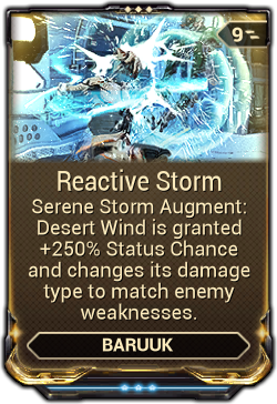 Reactive Storm Mod