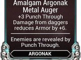 Amalgam Argonak Metal Auger