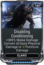  Disabling Conditioning