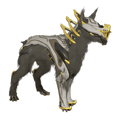 Kavasa Prime Kubrow Armor Part of the Trinity Prime Access