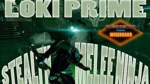 LOKI PRIME STEALTH MELEE NINJA Tower 4 Challenge - Warframe Builds GamesWise