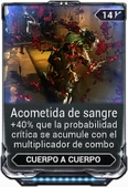 Acometida de sangre