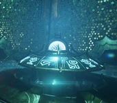 Панель выбора миссий в Санктум Анатомика (для миссий в Лабораториях Альбрехта)