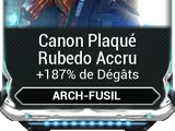 Canon Plaqué Rubedo Accru