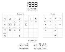 1999 alphabet