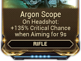 Argon Scope