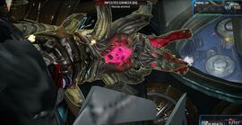 Face below infested Grineer's head