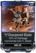  Sharpened Blade (Conclave only)