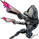 Excalibur Proto-Armor In Action Glyph