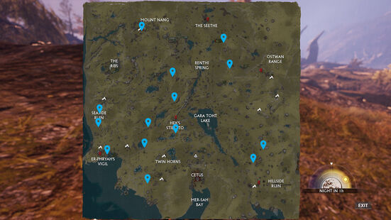 Tusk Thumper Spawn Locations Map