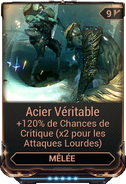  Acier Véritable