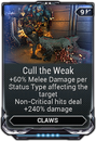  Cull the Weak