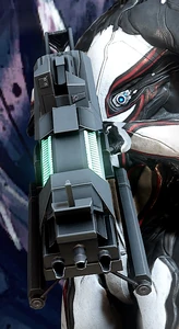 Note the notch in the battery, used as a sight