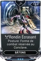 Rondin Écrasant